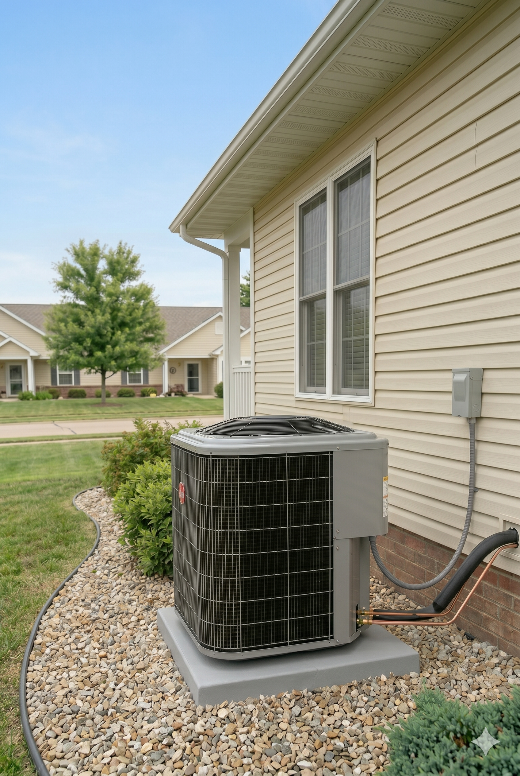 HVAC installed in home in fredericksburg va. 