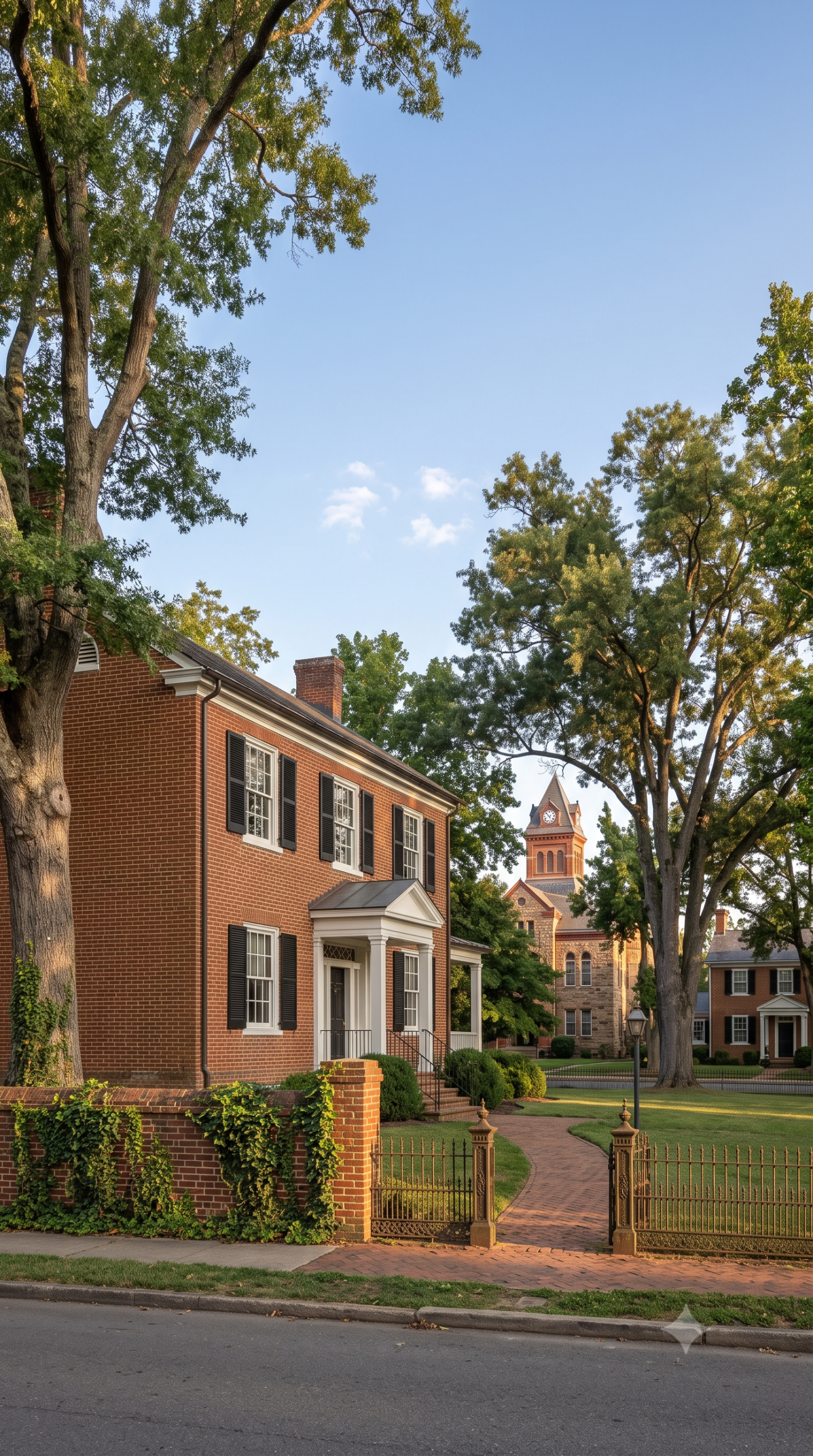 ductless mini-split vs ac fredericksburg va Historic brick home near the Spotsylvania Courthouse area.