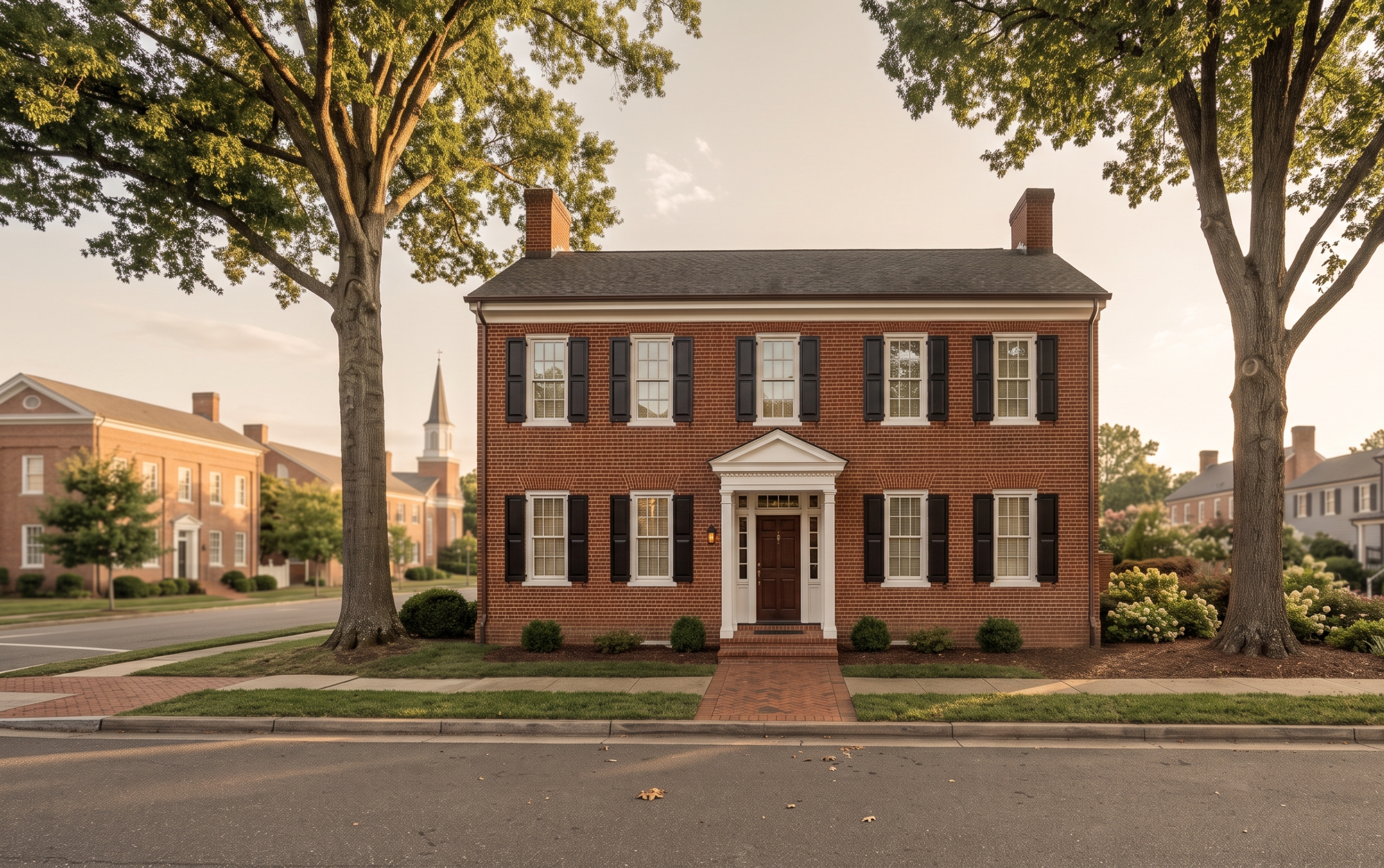 Historic downtown Fredericksburg VA home with aging HVAC system.